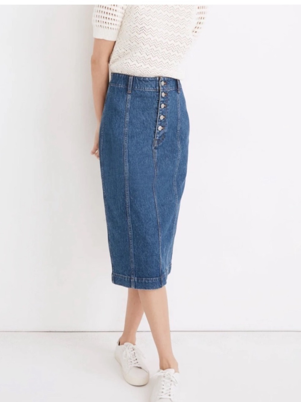 Madewell | Denim Midi Skirt